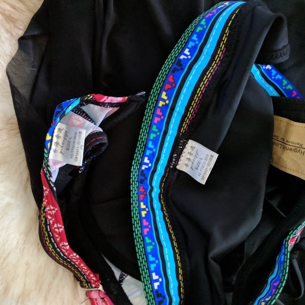 Two piece Drape Swim - Picture 2 of 3